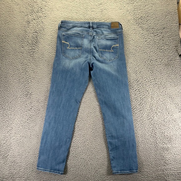 American Eagle Outfitters Next Level Jeans Women's 14 Blue Denim Skinny Stretch - Picture 5 of 12